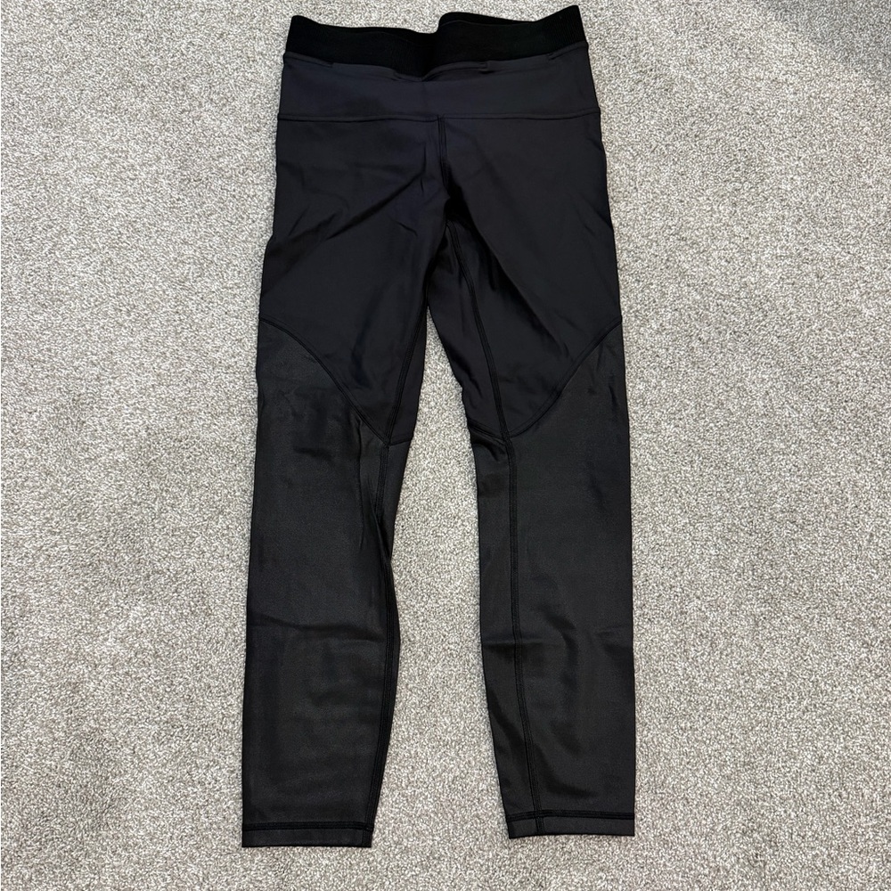 Lululemon Black shine Leggings size 6